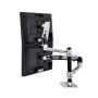 Ergotron LX Series Dual Stacking Arm 61 cm (24") Bureau Argent