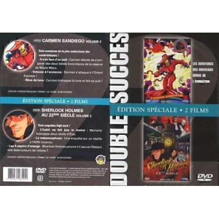 Carmen Sandiego Vol. 2 + Sherlock Holmes au 22ème Siècle Vol. 2 (2 Dessins Animés - 1 DVD)