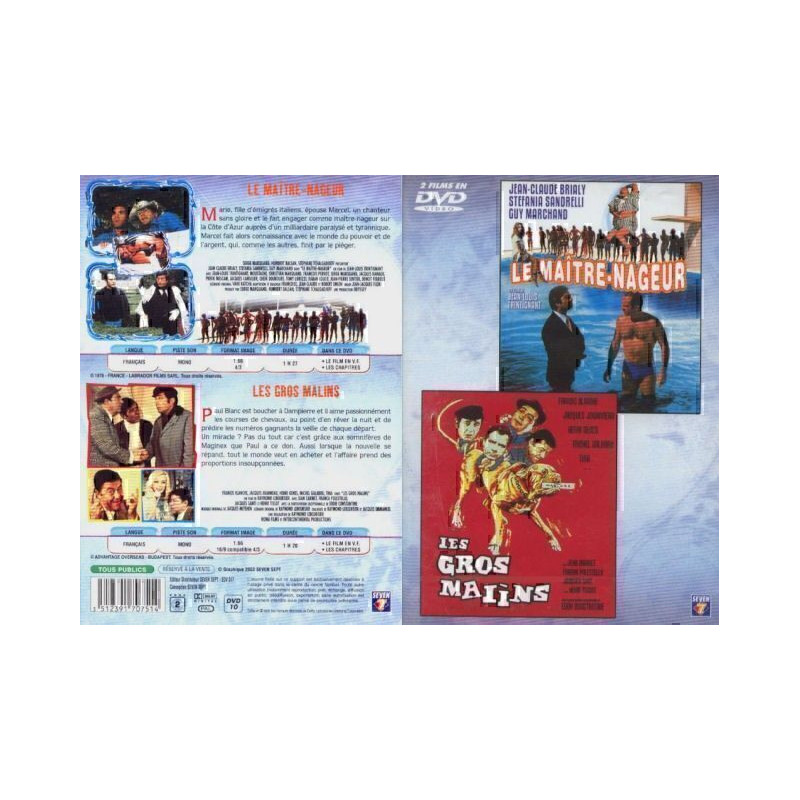 Le Maître-Nageur + Les Gros Malins (2 Films - 1 DVD)
