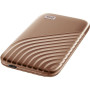SSD Portable WD My Passport WDBAGF0010BGD-WESN - Externe - 1 To - Doré - USB 3.2 (Gen 2) Type C