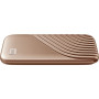 SSD Portable WD My Passport WDBAGF0010BGD-WESN - Externe - 1 To - Doré - USB 3.2 (Gen 2) Type C