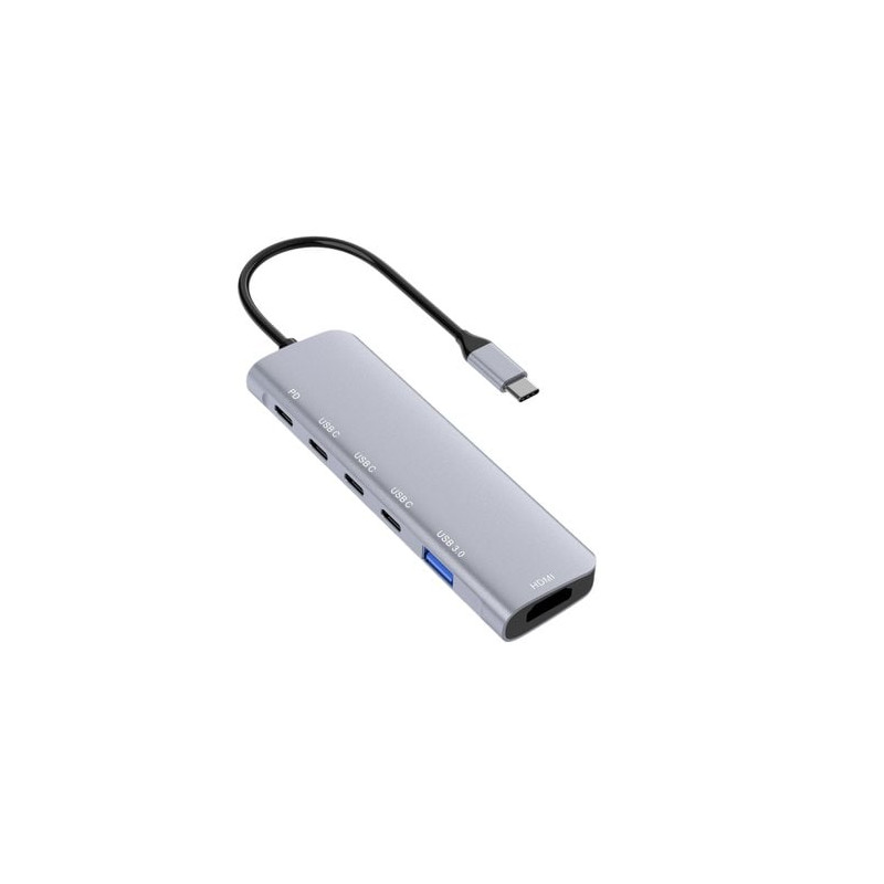 DLH DY-TU5005 Station d'accueil USB Type-C Argent