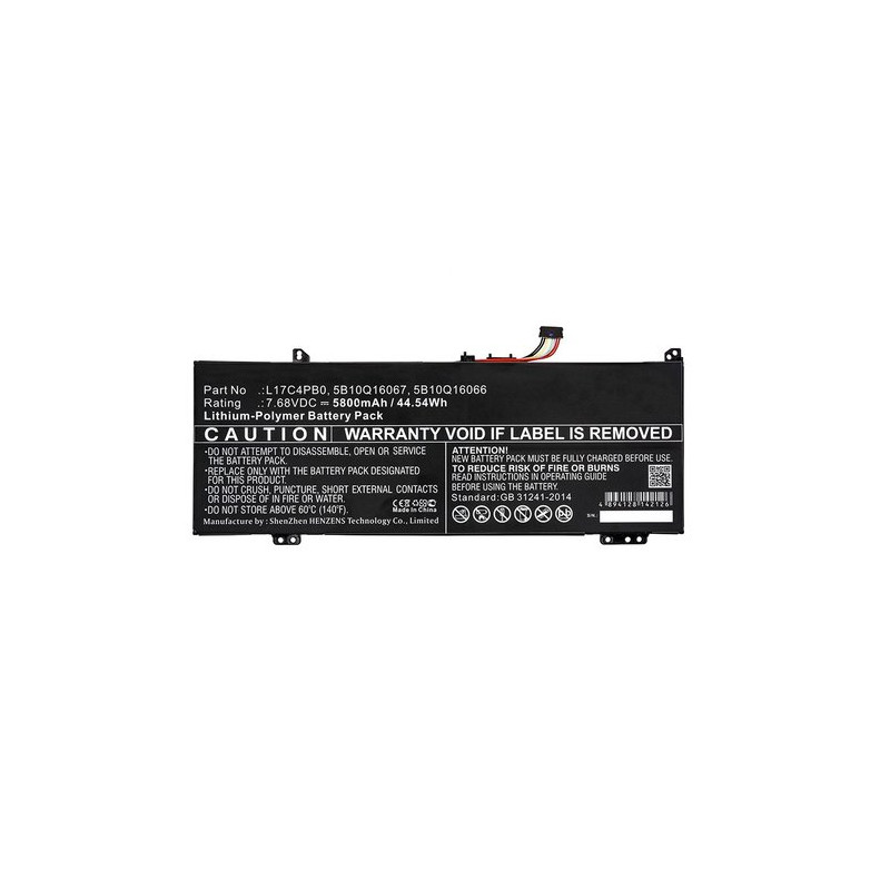 Li-Pol battery 7.68V 5800mAh 45Wh
