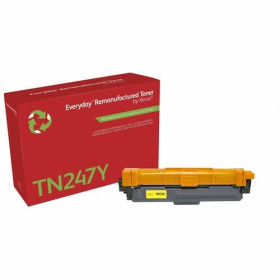 Everyday Toner remanufacturé Jaune de Xerox compatible avec Brother TN247Y, Grande capacité
