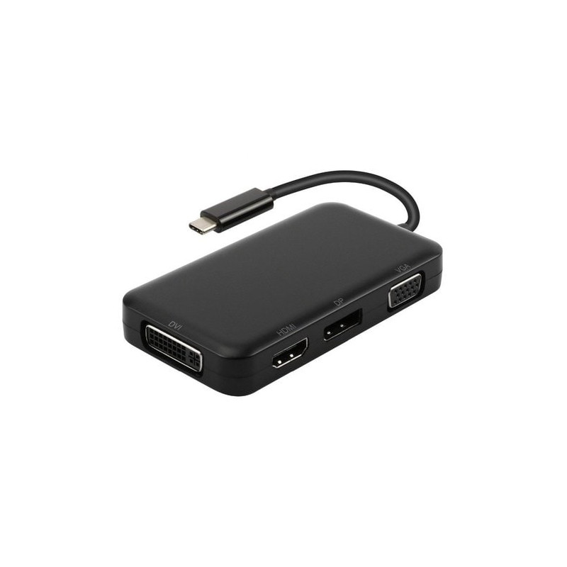 DLH DY-TU4880B adaptateur graphique USB 1920 x 1080 pixels Noir