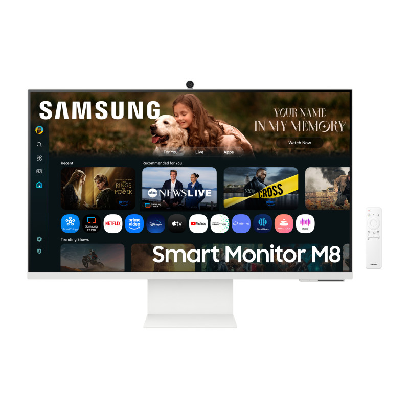 Samsung M8 M80F écran plat de PC 81,3 cm (32") 3840 x 2160 pixels 4K Ultra HD LCD Blanc