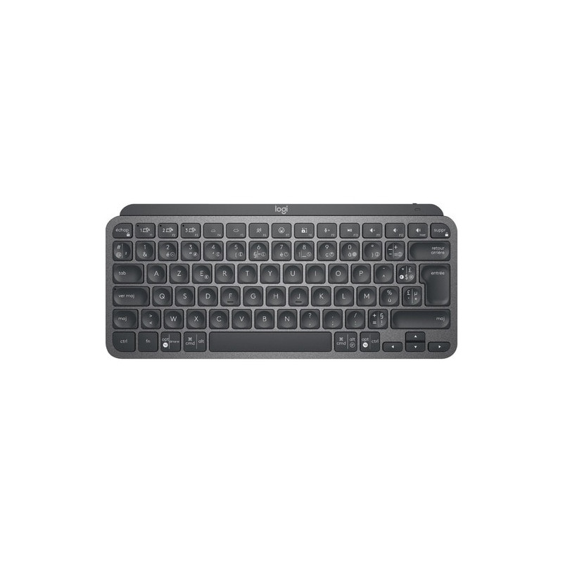 Logitech MX Keys Mini Keyboard - Wireless Connectivity - LED - French
