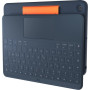 Logitech Rugged Combo 3 Touch Case/Keyboard for Apple iPad (7th generation), iPad (8th generation) Tablet - Classic Blue