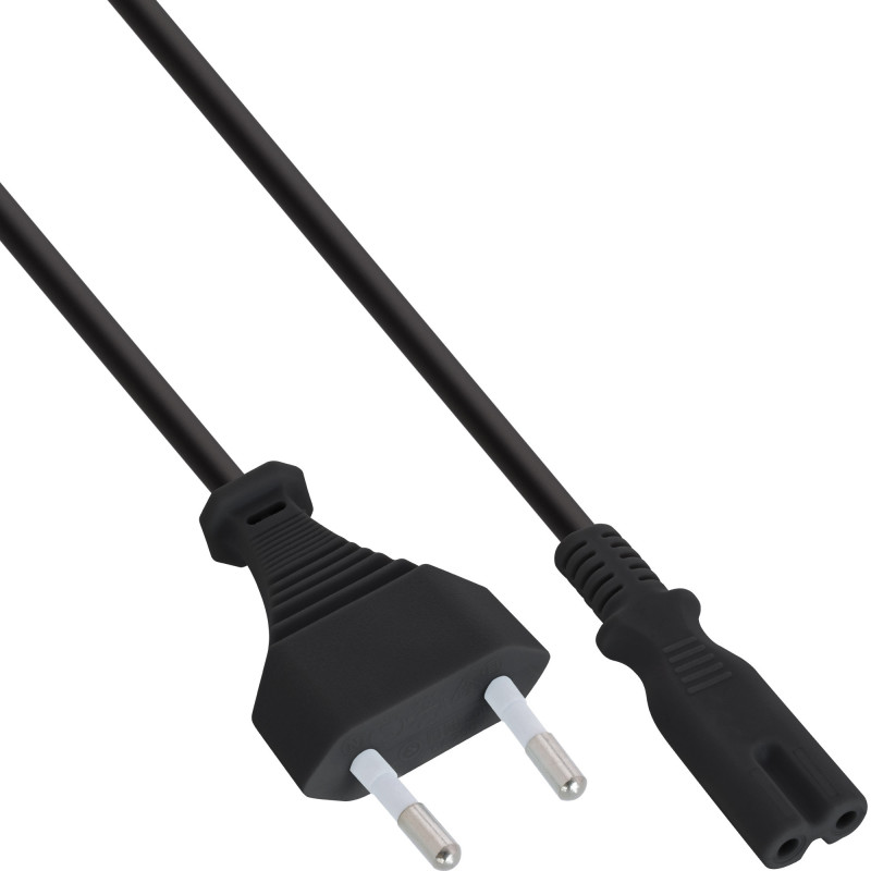 InLine 16654 power cable Black 70.9" (1.8 m)