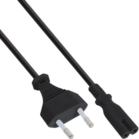 InLine 16654 power cable Black 70.9" (1.8 m)