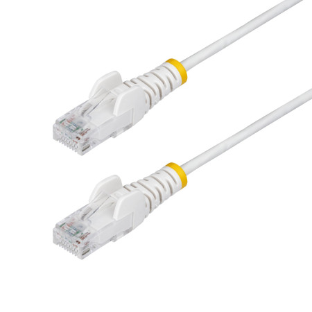 StarTech.com N6PAT5MWHS networking cable White 196.9" (5 m) Cat6 U/UTP (UTP)