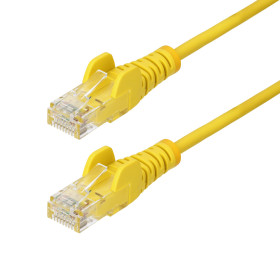 StarTech.com N6PAT50CMYLS networking cable Yellow 19.7" (0.5 m) Cat6 U/UTP (UTP)