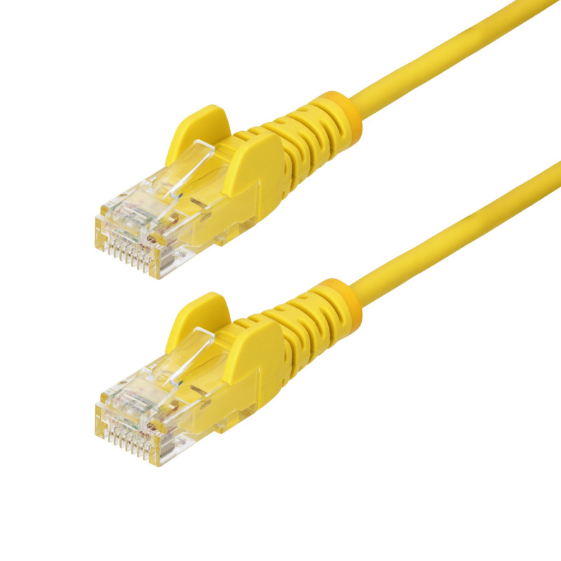 StarTech.com N6PAT300CMYLS networking cable Yellow 118.1" (3 m) Cat6 U/UTP (UTP)