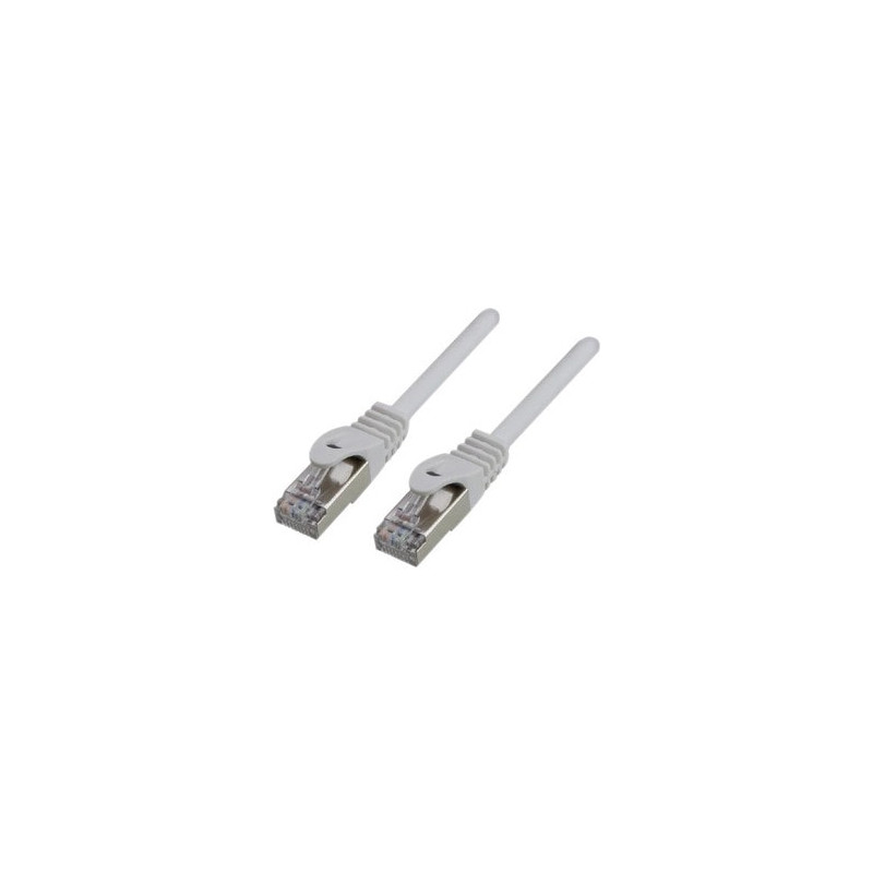 MCL IC5K99A06ASH05W networking cable White 0.5 m Cat6a S/FTP (S-STP)