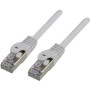 MCL IC5K99A06ASH05W networking cable White 0.5 m Cat6a S/FTP (S-STP)