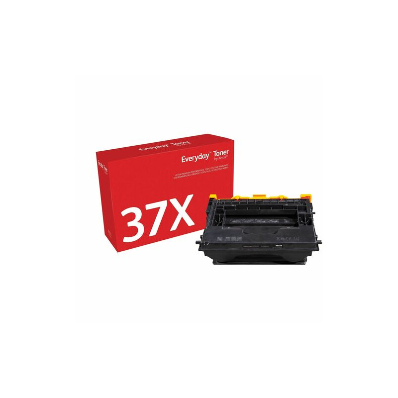 Everyday Toner Noir de Xerox compatible avec HP 37X (CF237X), Grande capacité