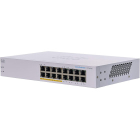 Cisco CBS110 Unmanaged L2 Gigabit Ethernet (10/100/1000) Power over Ethernet (PoE) 1U Grey
