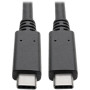 Tripp Lite U420-003-G2-5A câble USB USB 3.2 Gen 2 (3.1 Gen 2) 0,914 m USB C Noir