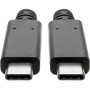 Tripp Lite U420-003-G2-5A USB-C Cable (M/M) - USB 3.2, Gen 2 (10 Gbps), 5A (100W) Rating, Thunderbolt 3 Compatible, 3 ft. (0.91 