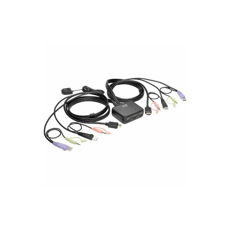 Tripp Lite B032-HUA2 commutateur écran, clavier et souris Noir