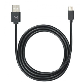 Mobilis 001278 câble USB 1 m USB A USB C Noir