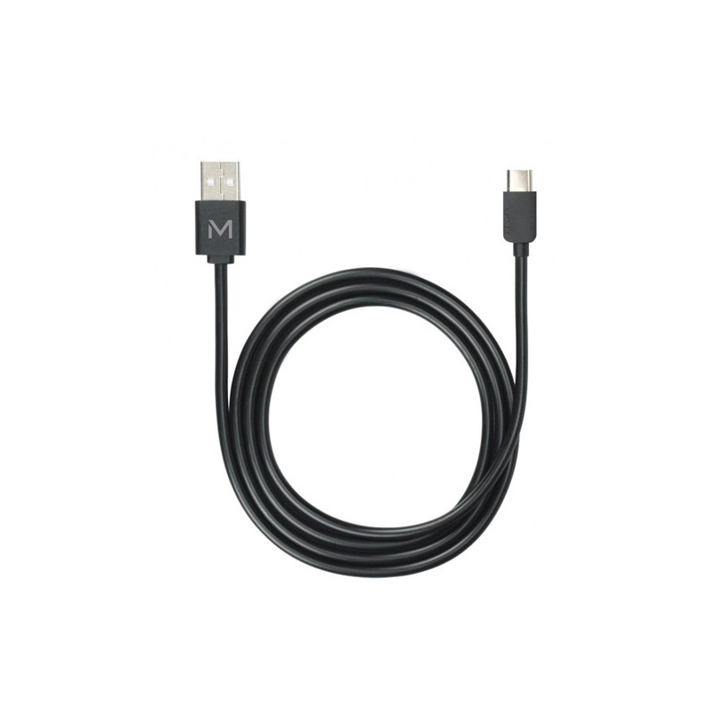 Mobilis 001278 câble USB 1 m USB A USB C Noir