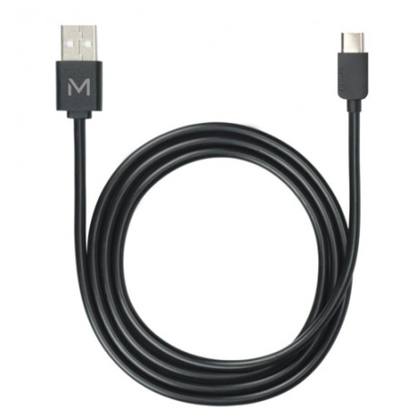 Mobilis 001278 câble USB 1 m USB A USB C Noir