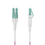 StarTech.com Câble Fibre Optique Multimode OM4 LC vers LC (UPC) de 1m, Erika Violet, 50/125 µm, 40G/100G, LOMMF/VCSEL, Cordon