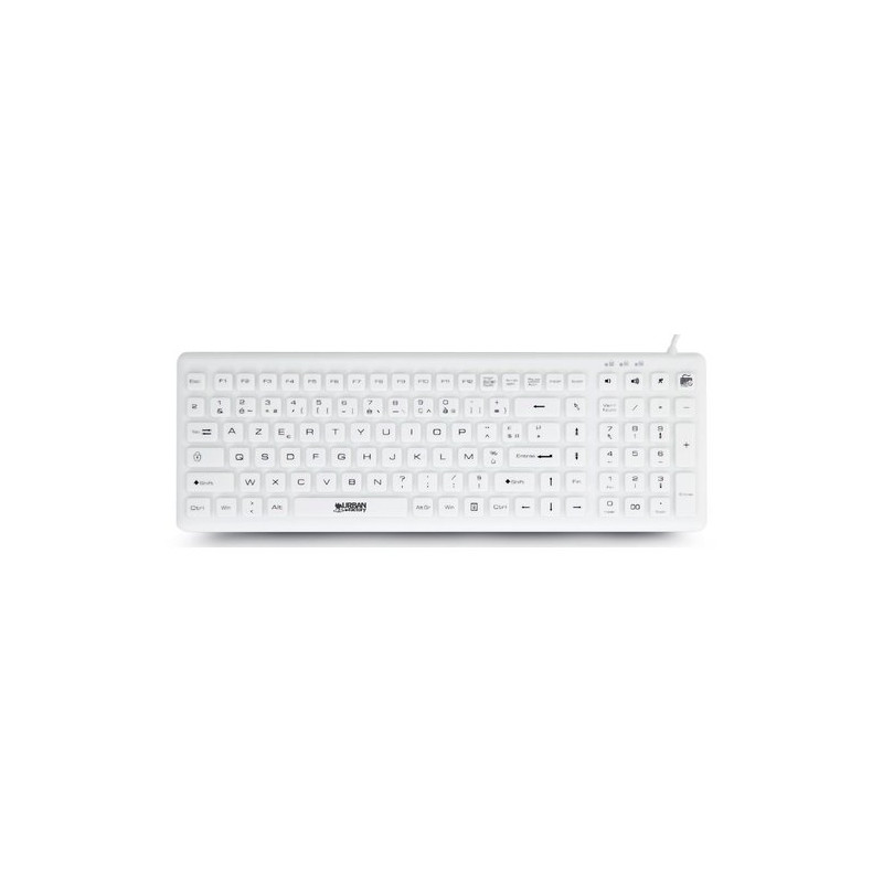 Urban Factory Sanee keyboard Medical USB AZERTY French White