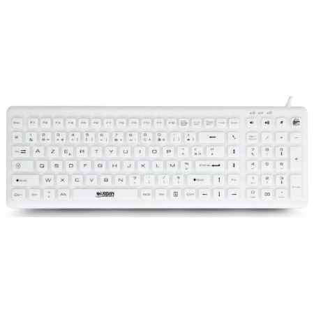 Urban Factory Sanee keyboard Medical USB AZERTY French White
