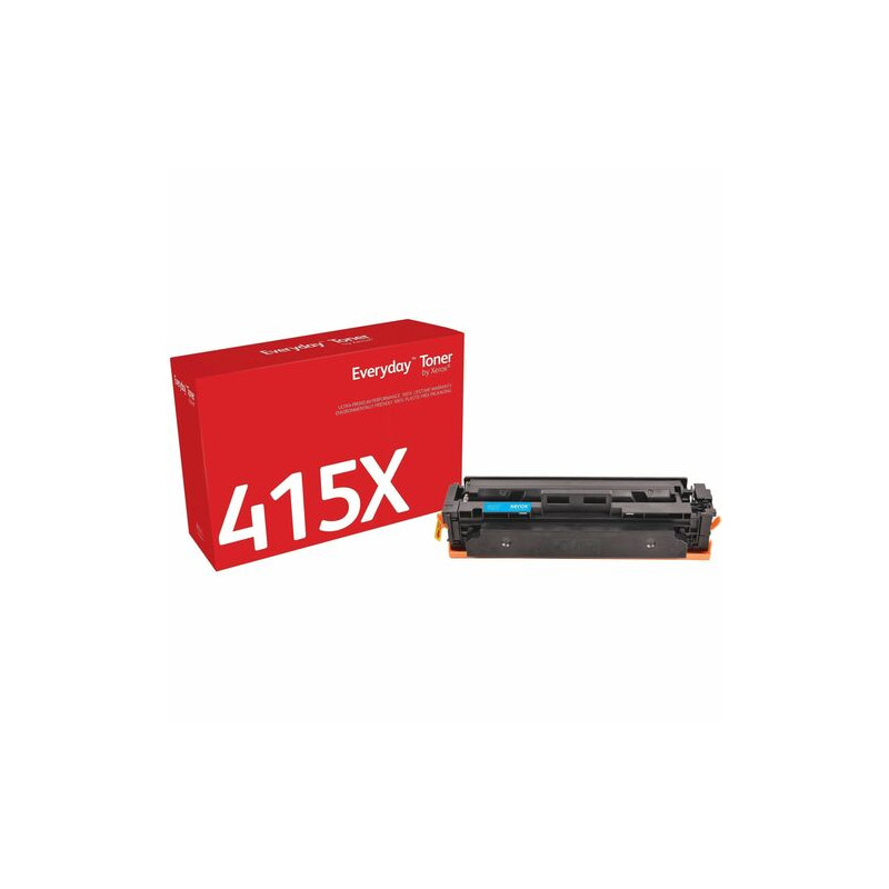 Everyday Toner Cyan de Xerox compatible avec HP 415X (W2031X), Grande capacité