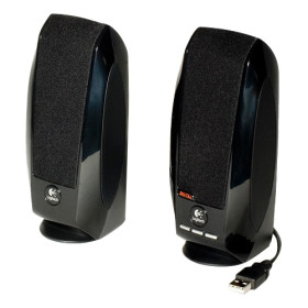 Système de haut-parleurs 2.0 Logitech S-150 - 1,2 W RMS - Noir - 90 Hz à 20 kHz - USB