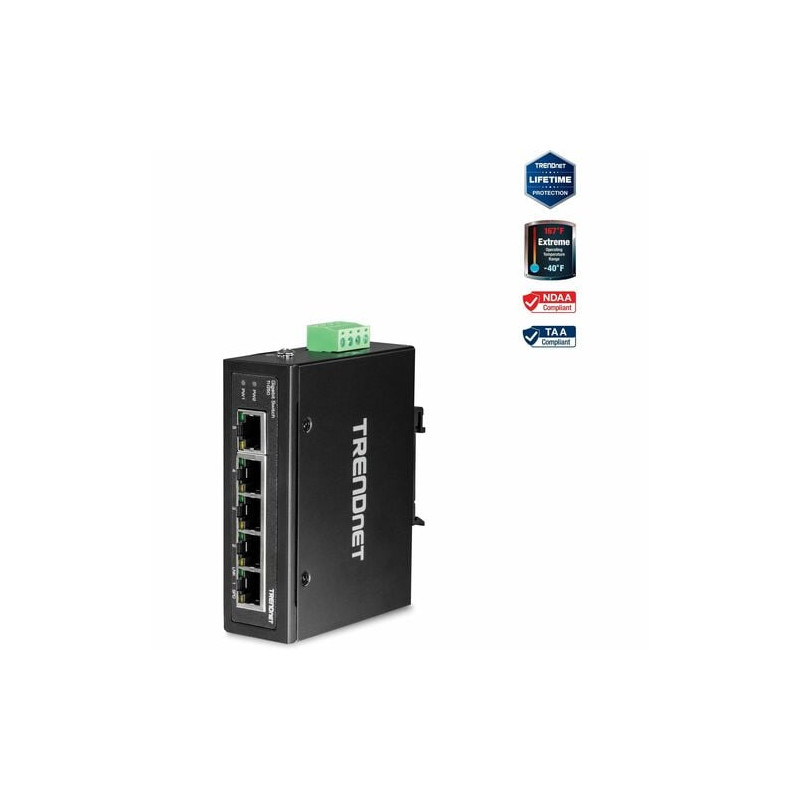 Trendnet TI-G50 commutateur réseau Non-géré Gigabit Ethernet (10/100/1000)