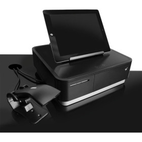Star Micronics mPOP BCR-POP1 BLK Handheld Barcode Scanner - Cable Connectivity - Black - 100 scan/s - 70 mm Scan Distance - 1D -