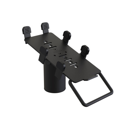 Ergonomic Solutions SpacePole Payment VER400-DM-02 POS system accessory POS mount Black Metal