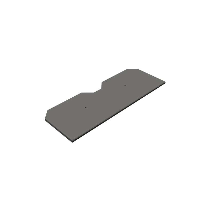 Étagère Zebra Montable en rack Rail Depth - Gris