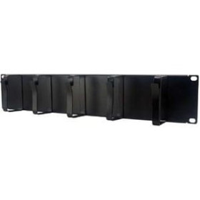 MCL 9A/GC-5/2U cable organizer Rack Cable holder Black 1 pc(s)