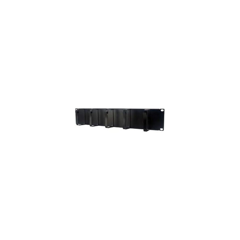 MCL 9A/GC-5/2U range-câbles Support Support de câbles Noir 1 pièce(s)