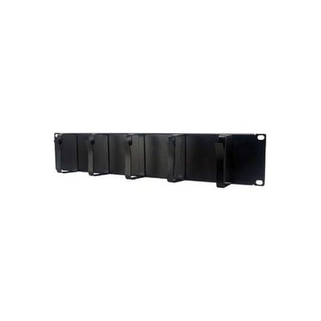 MCL 9A/GC-5/2U range-câbles Support Support de câbles Noir 1 pièce(s)