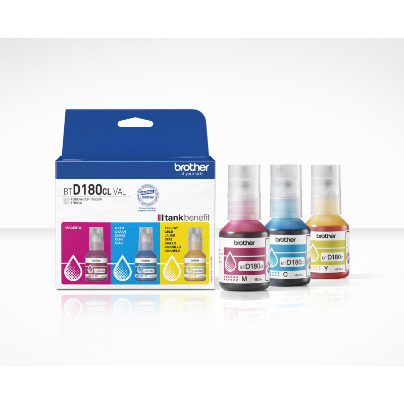 Brother BTD180CLVAL printer ink refill Original