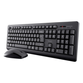Trust Primo keyboard Mouse included Home Office RF Wireless AZERTY French Black