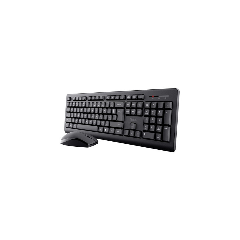 Trust Primo keyboard Mouse included Home Office RF Wireless AZERTY French Black