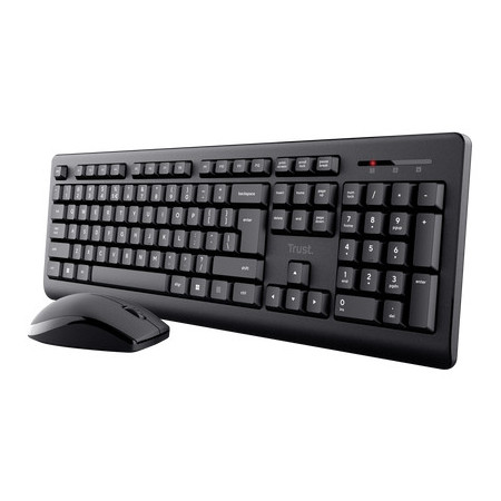 Trust Primo keyboard Mouse included Home Office RF Wireless AZERTY French Black