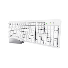 Trust Ody II Wireless clavier Souris incluse maison/bureau RF sans fil AZERTY Français Blanc