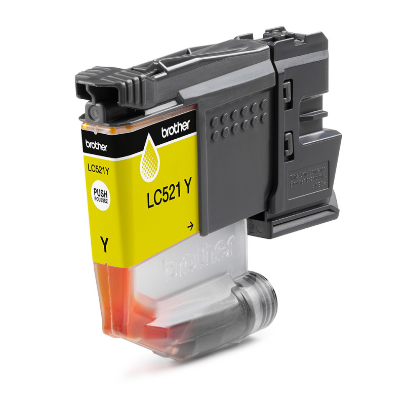 Brother LC521Y Cartouche d'encre originale - Jaune