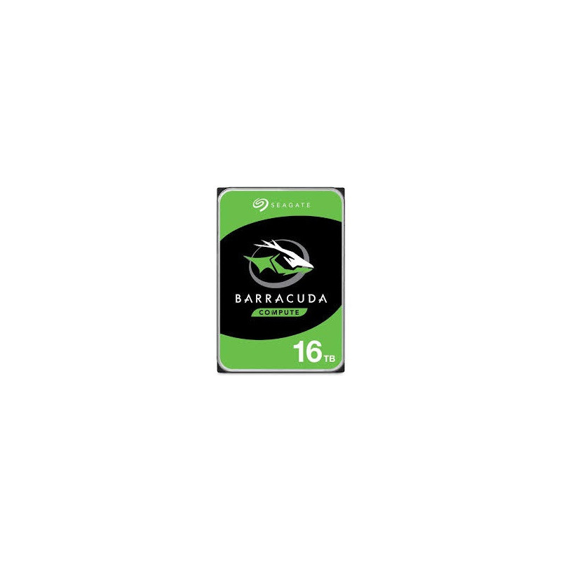 Seagate Barracuda 16TB internal hard drive 7200 RPM 512 MB 3.5" Serial ATA