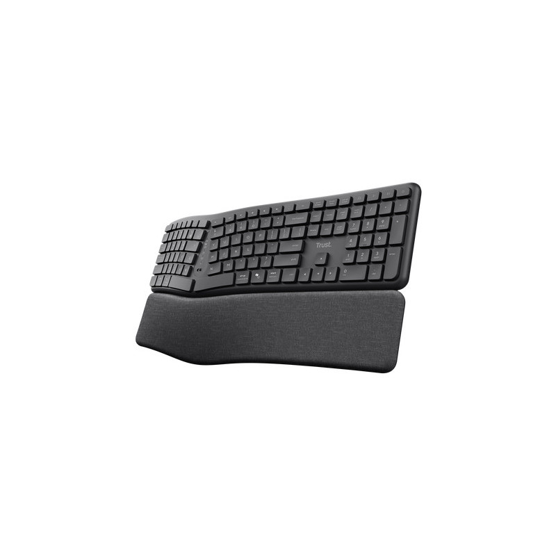 Trust Keyra keyboard Home/Office RF Wireless + Bluetooth AZERTY French Black