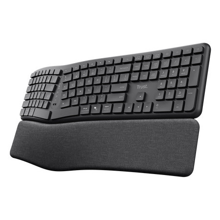 Trust Keyra keyboard Home/Office RF Wireless + Bluetooth AZERTY French Black