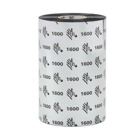 Zebra 1600 Wax thermal ribbon 17716.5" (450 m) Black