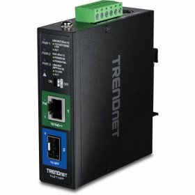 Trendnet TI-UF11SFP convertisseur de support réseau Interne 1000 Mbit/s Noir